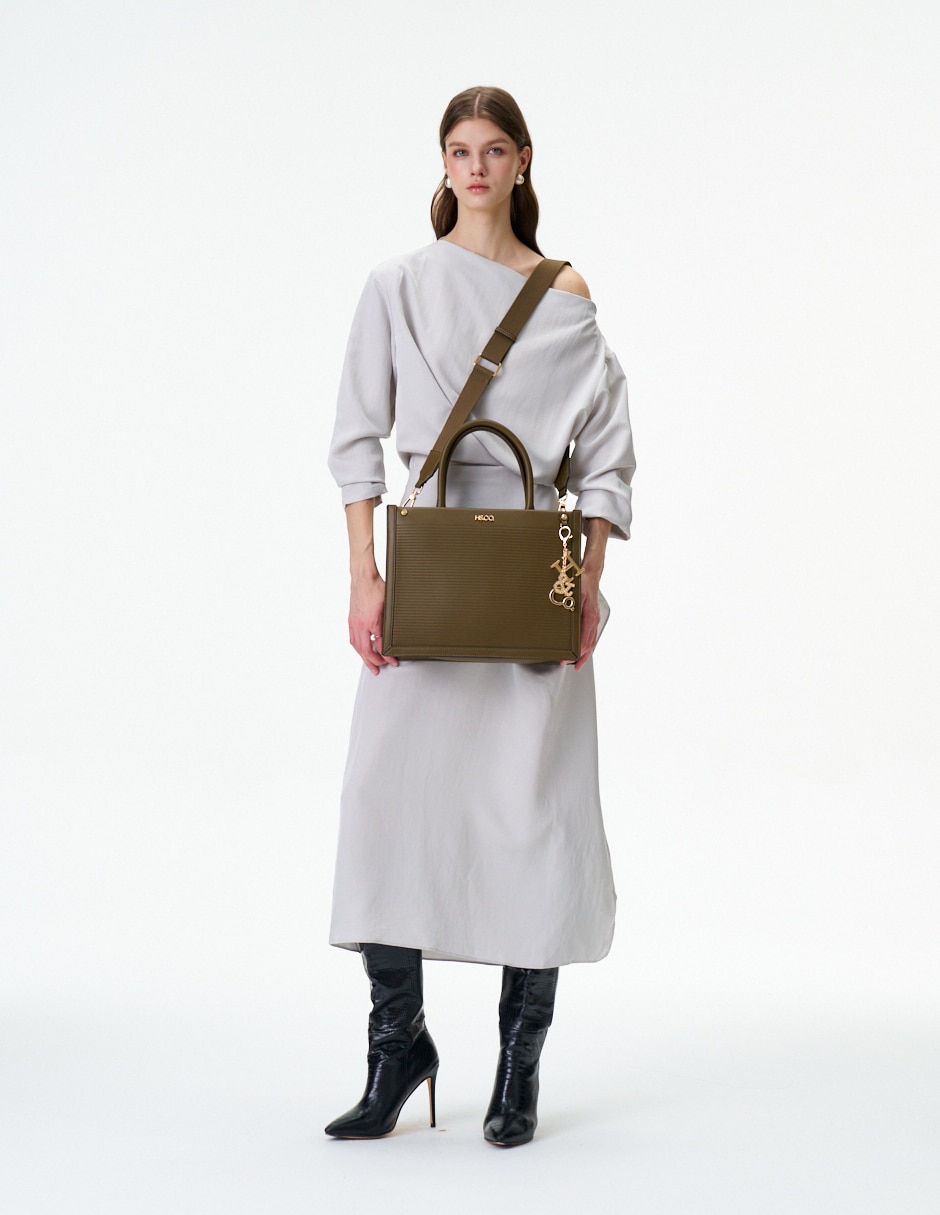 SATCHEL H&CO, VERDE OLIVO