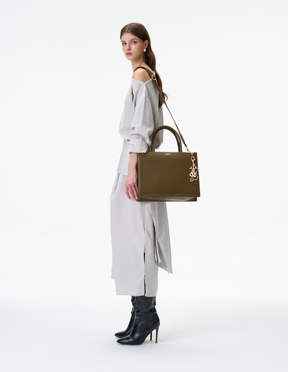 SATCHEL H&CO, VERDE OLIVO