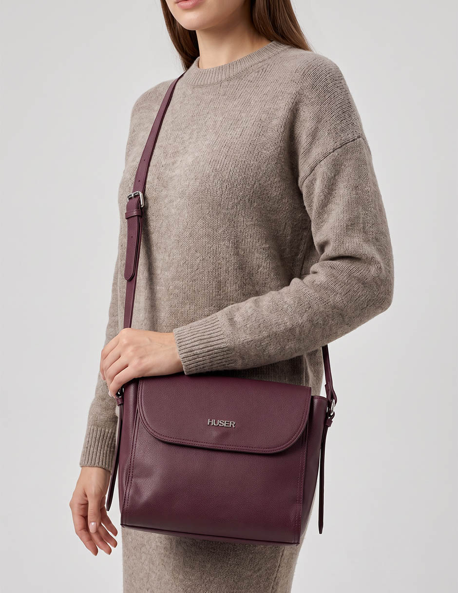 Bolsa crossbody huser basics para mujer