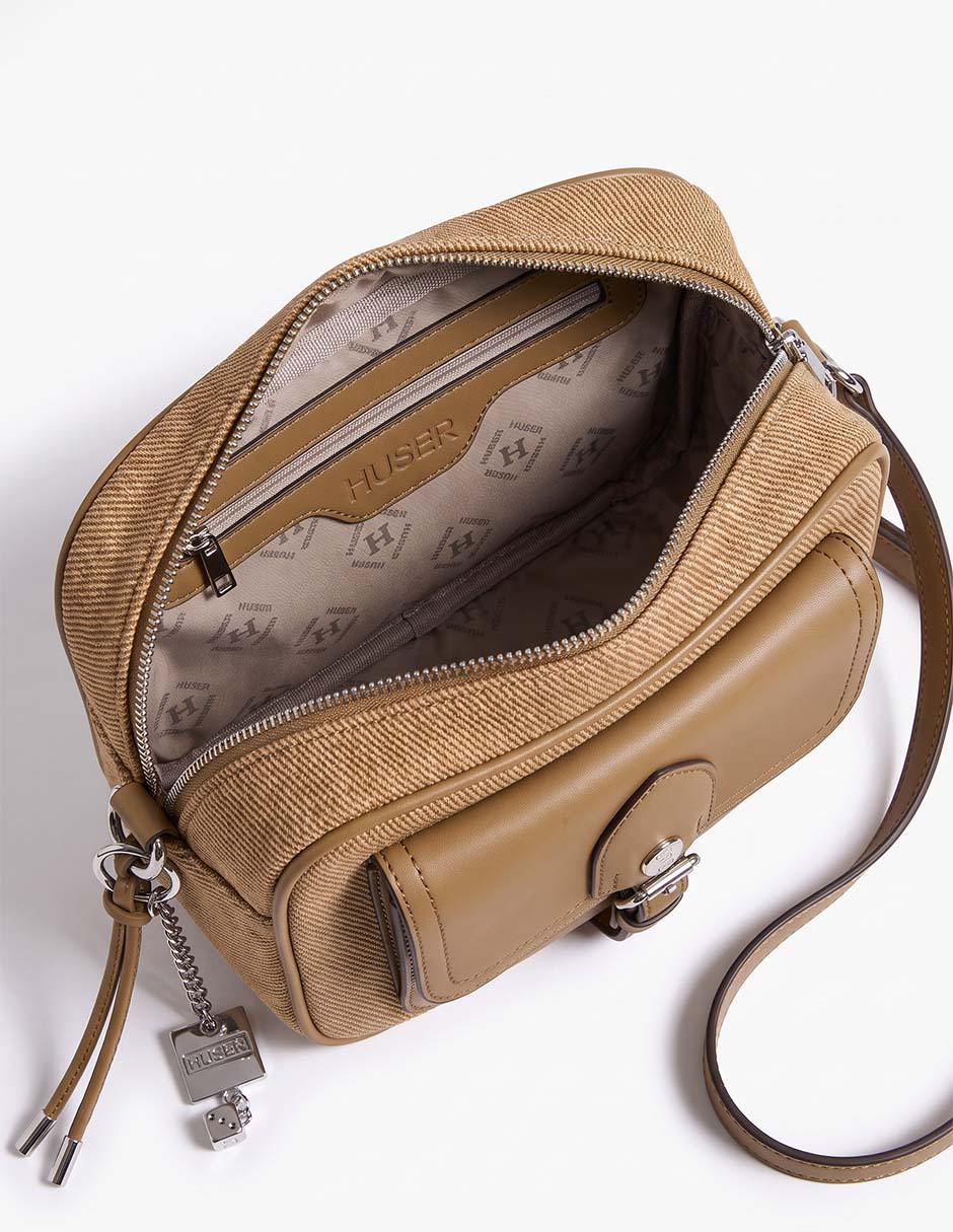 Bolsa crossbody huser basics para mujer