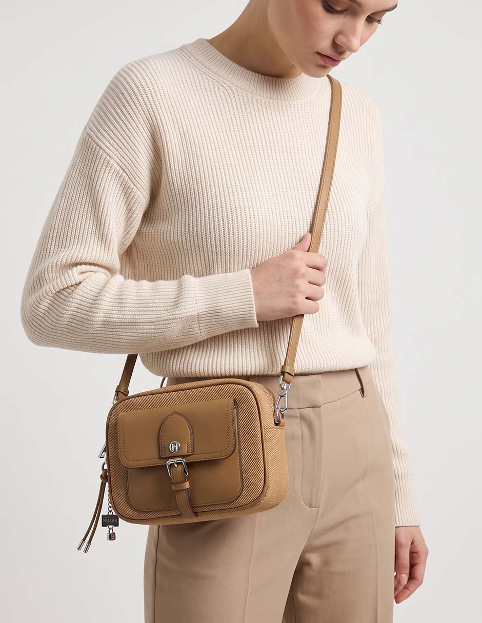 Bolsa crossbody huser basics para mujer