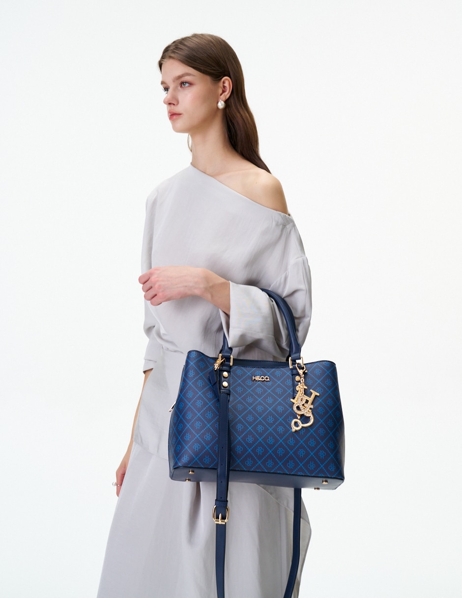 Bolsa satchel Rex para mujer 6