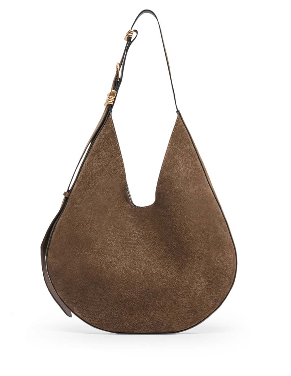 Bolsa hobo esmira de gamuza para mujer