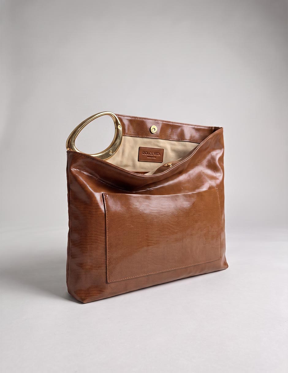 Bolsa clutch dolce vita luken brn para mujer