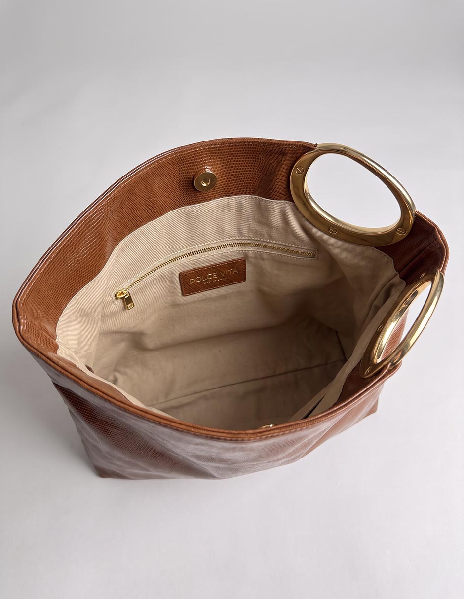 Bolsa clutch dolce vita luken brn para mujer