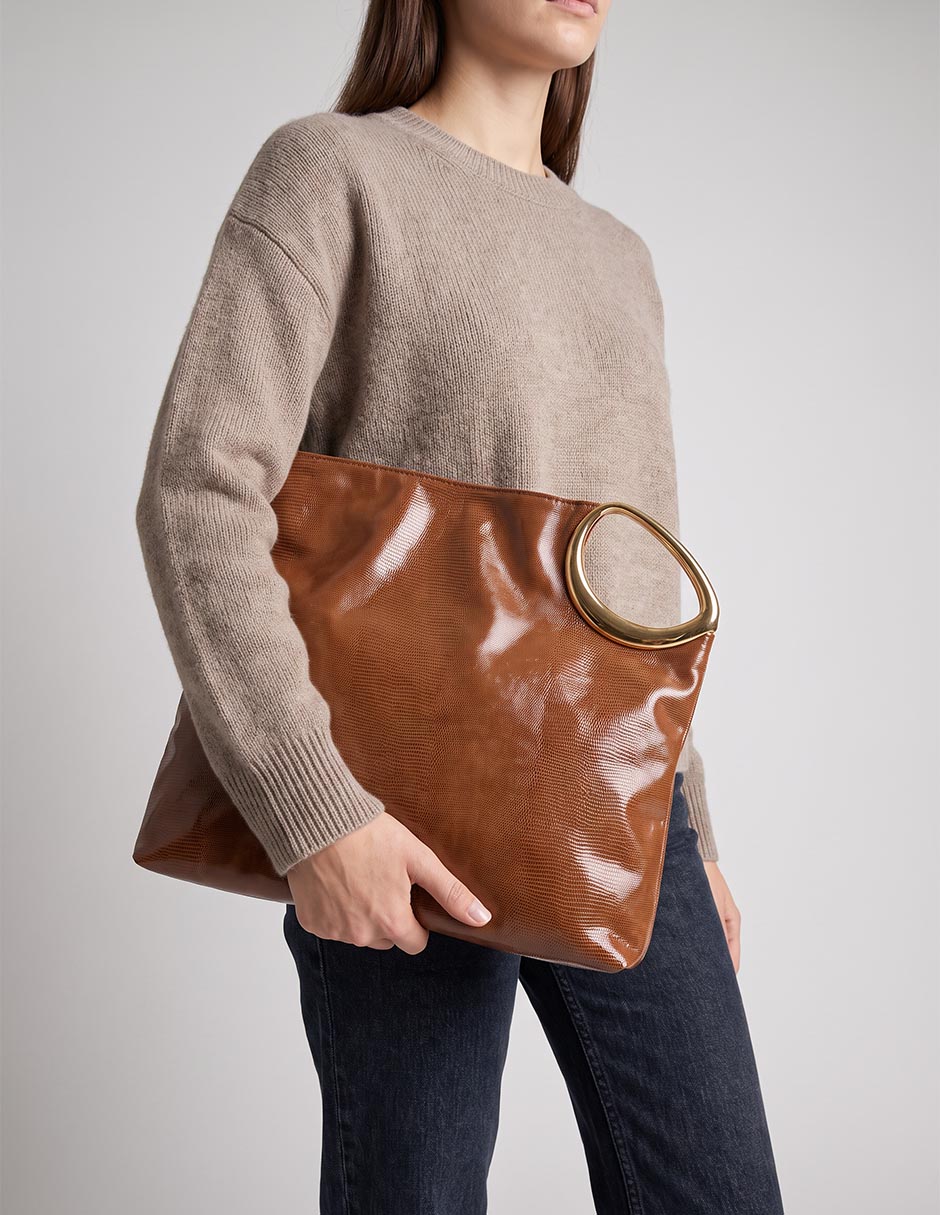 Bolsa clutch dolce vita luken brn para mujer