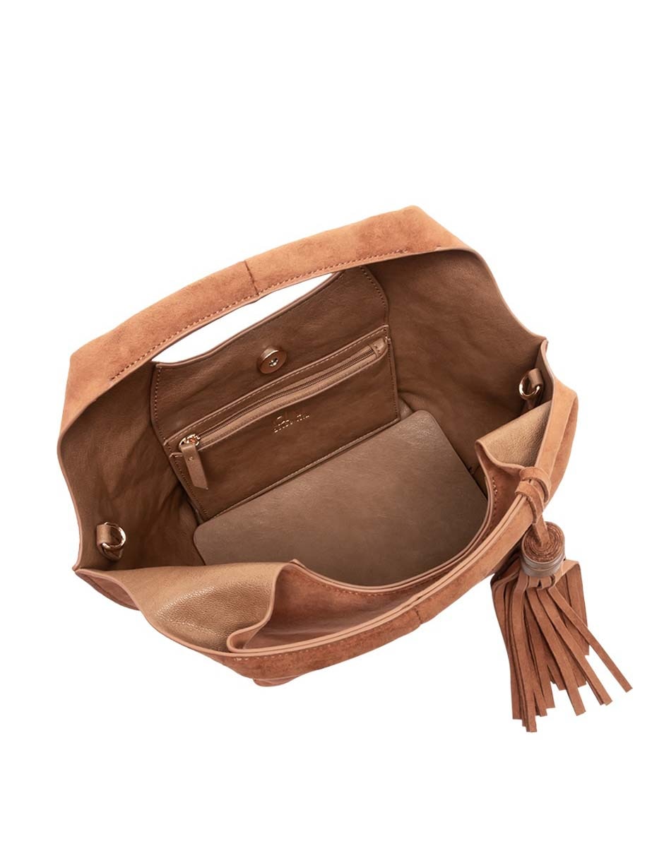 Bolsa crossbody Galen de gamuza para mujer 3