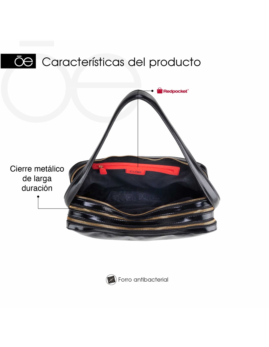 Bolsa bowler analia para mujer 3