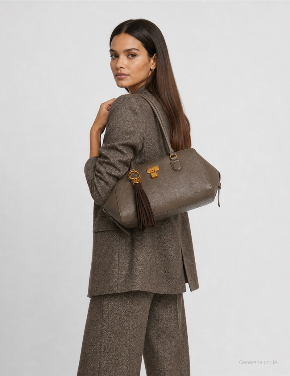 Bolsa Bowler Tialina para mujer 9
