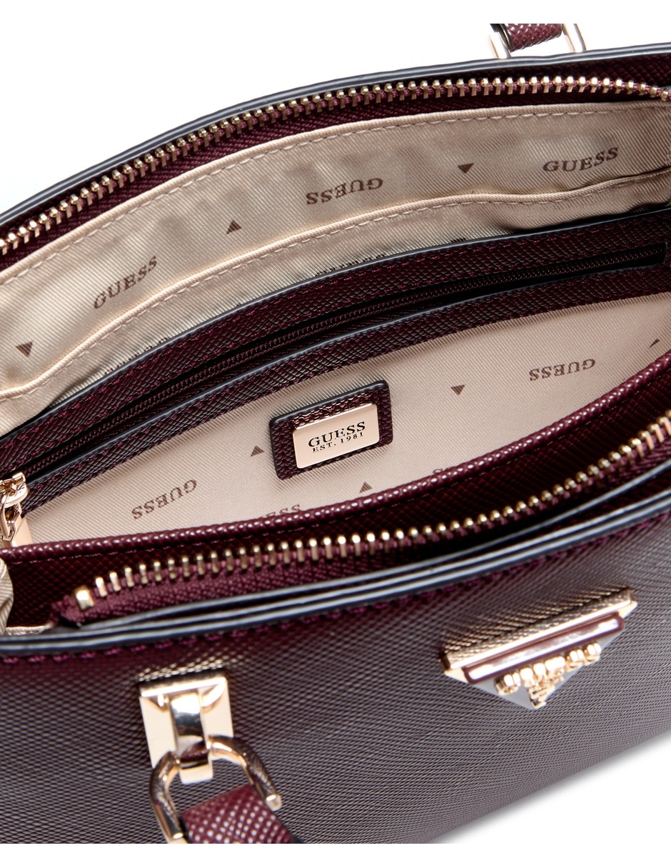 Bolsa satchel Guess para mujer 3