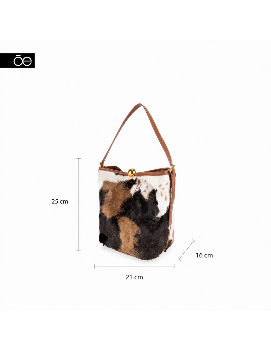 Bolsa bucket iniza para mujer 12