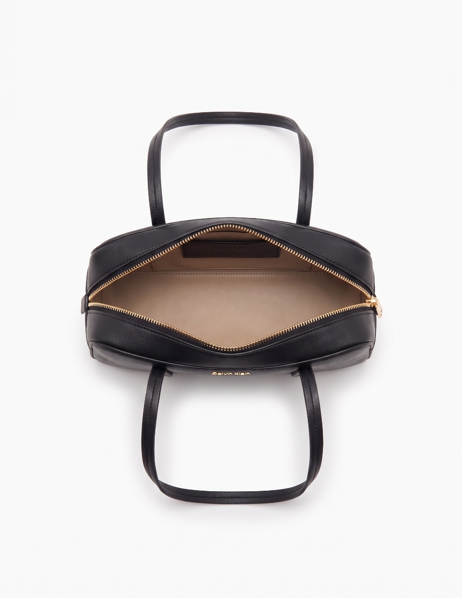 Bolsa bowler Embossed Logo para mujer 3