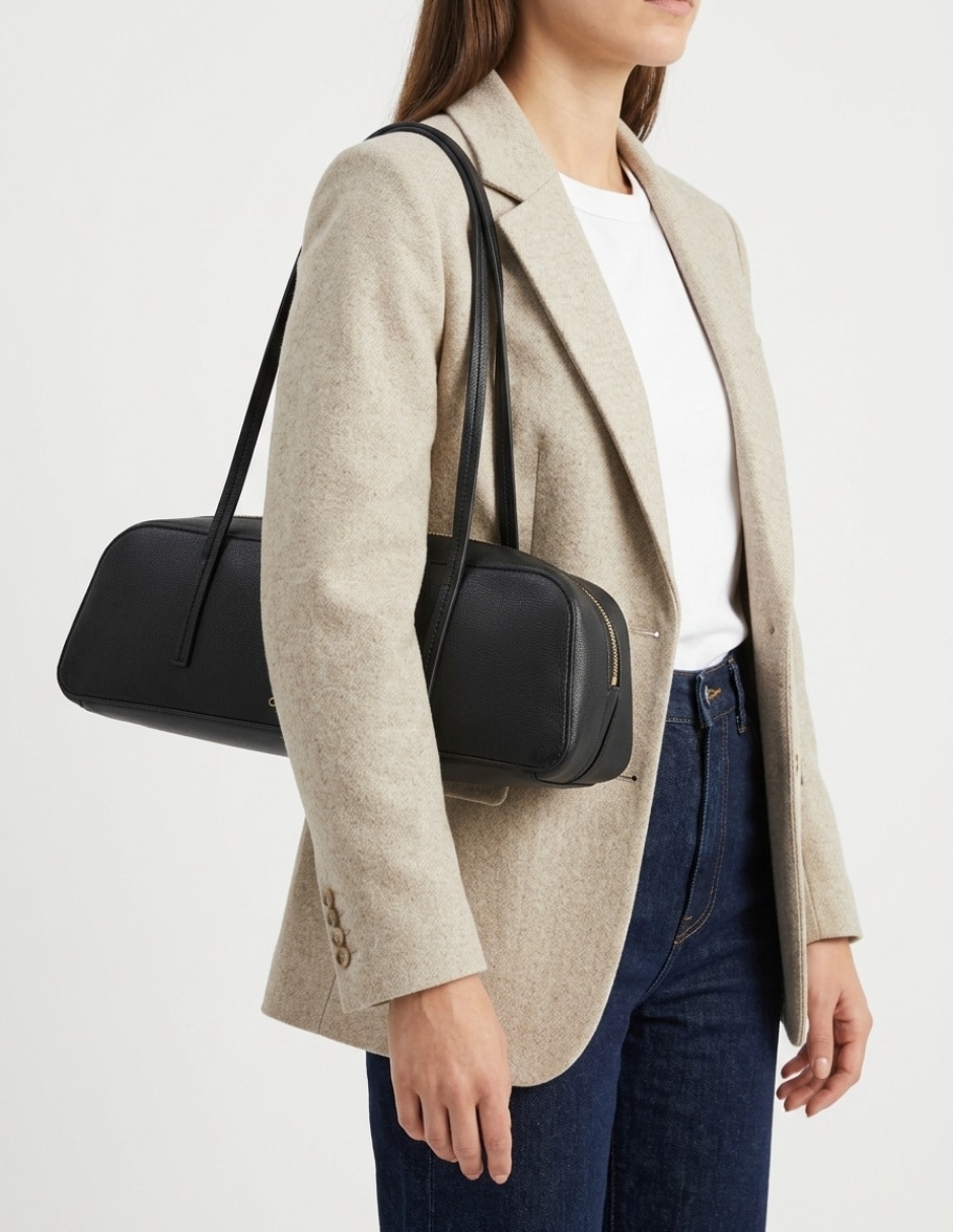 Bolsa bowler Embossed Logo para mujer 5