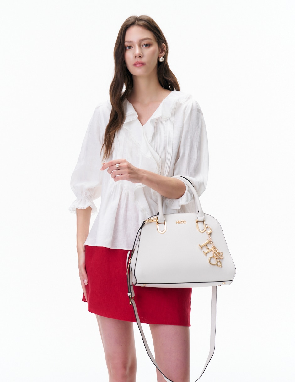 Bolsa satchel Solene para mujer 8