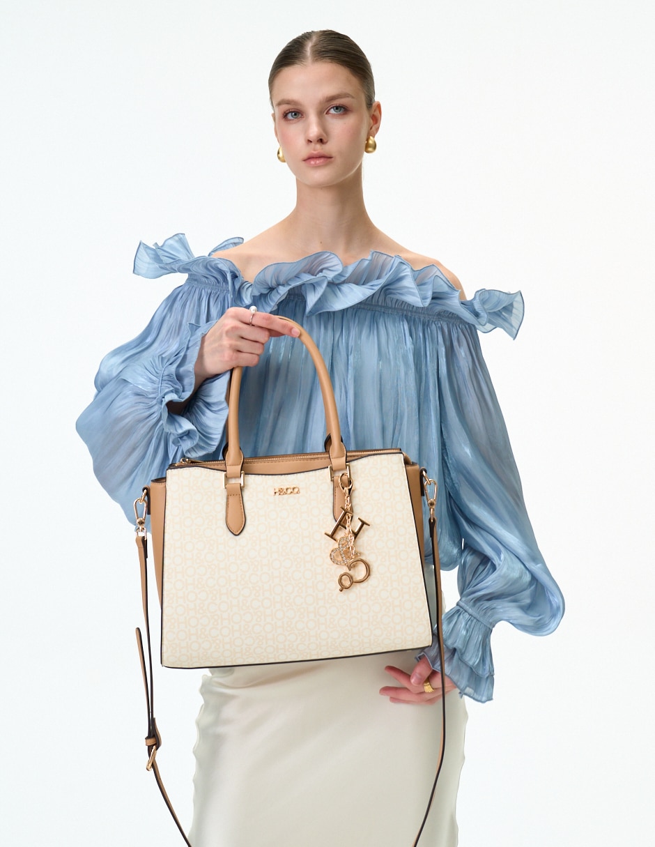 Bolsa tote h&co margo para mujer