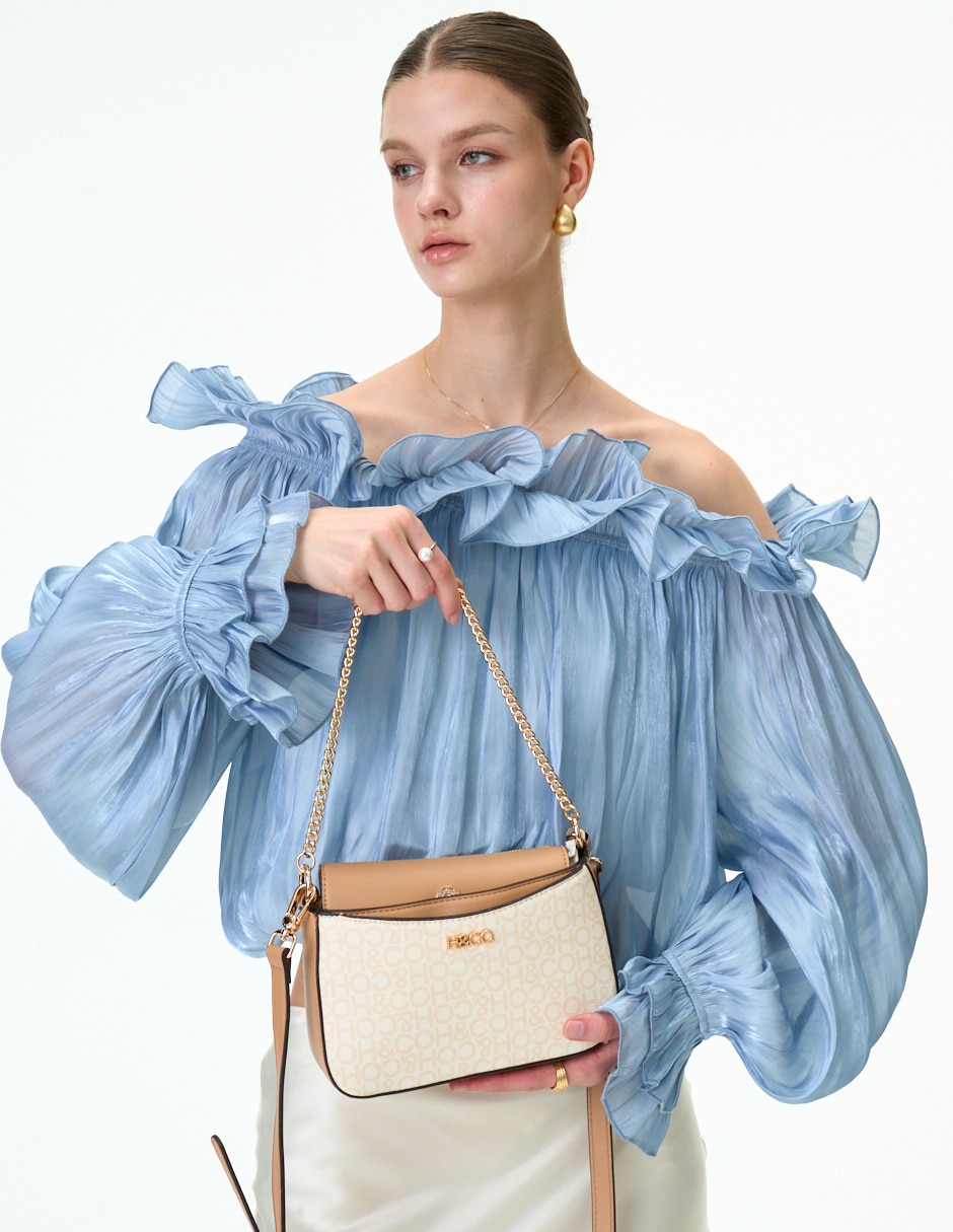 CROSSBODY H&CO, BEIGE