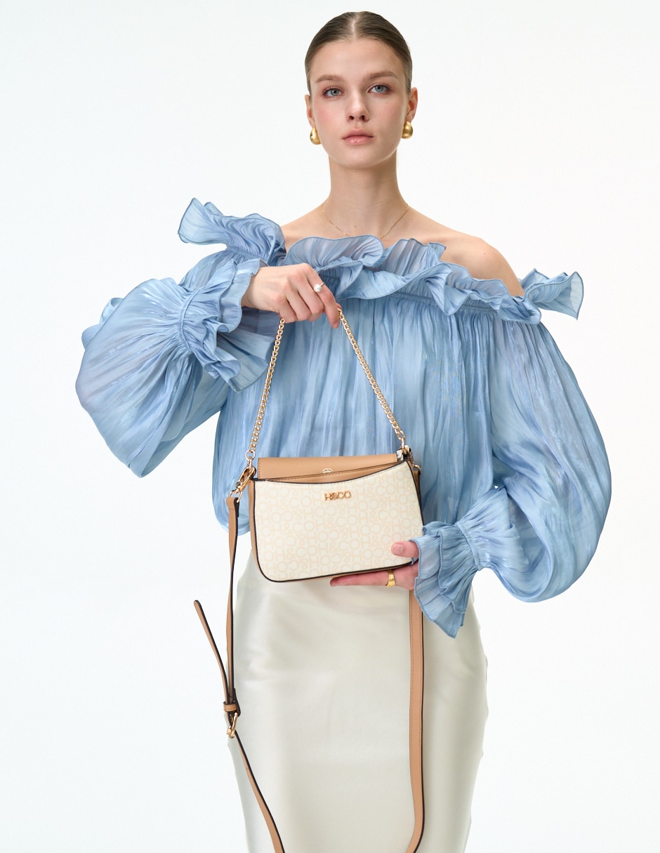 CROSSBODY H&CO, BEIGE