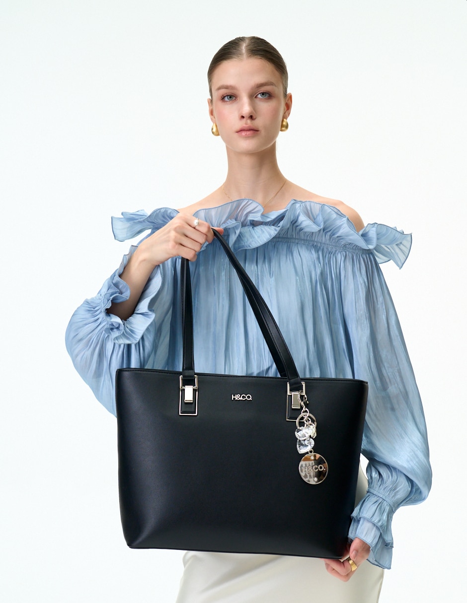 Bolsa tote H&CO Rochelle para mujer