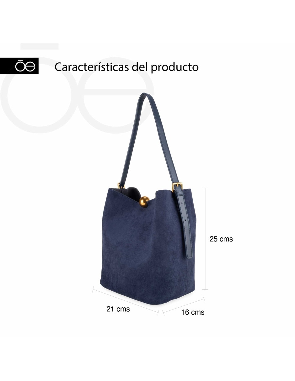Bolsa bucket iniza para mujer 10