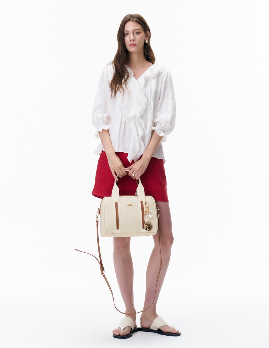 Bolsa satchel Rex para mujer 6