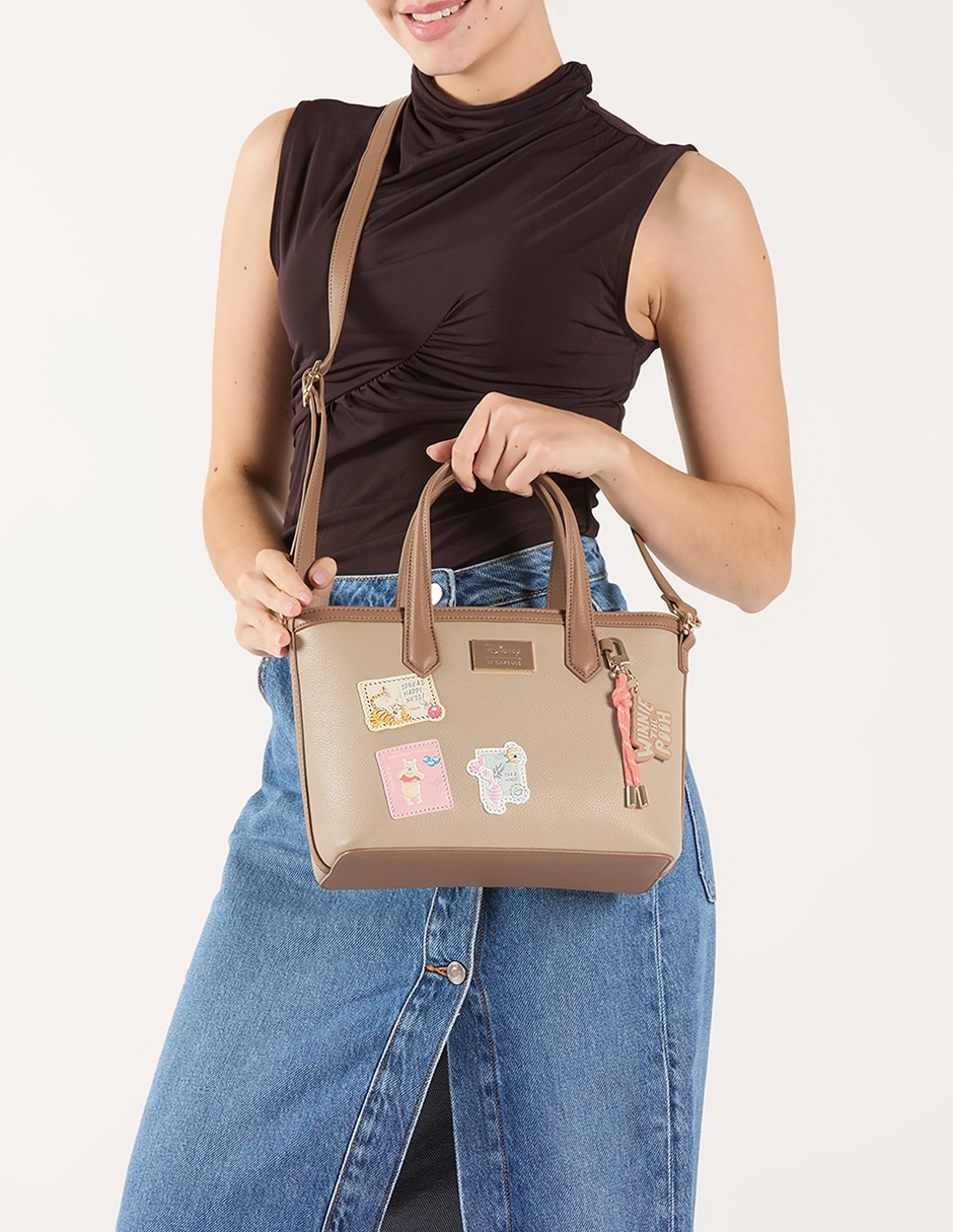Bolsa satchel Kalun Winnie Pooh para mujer 6