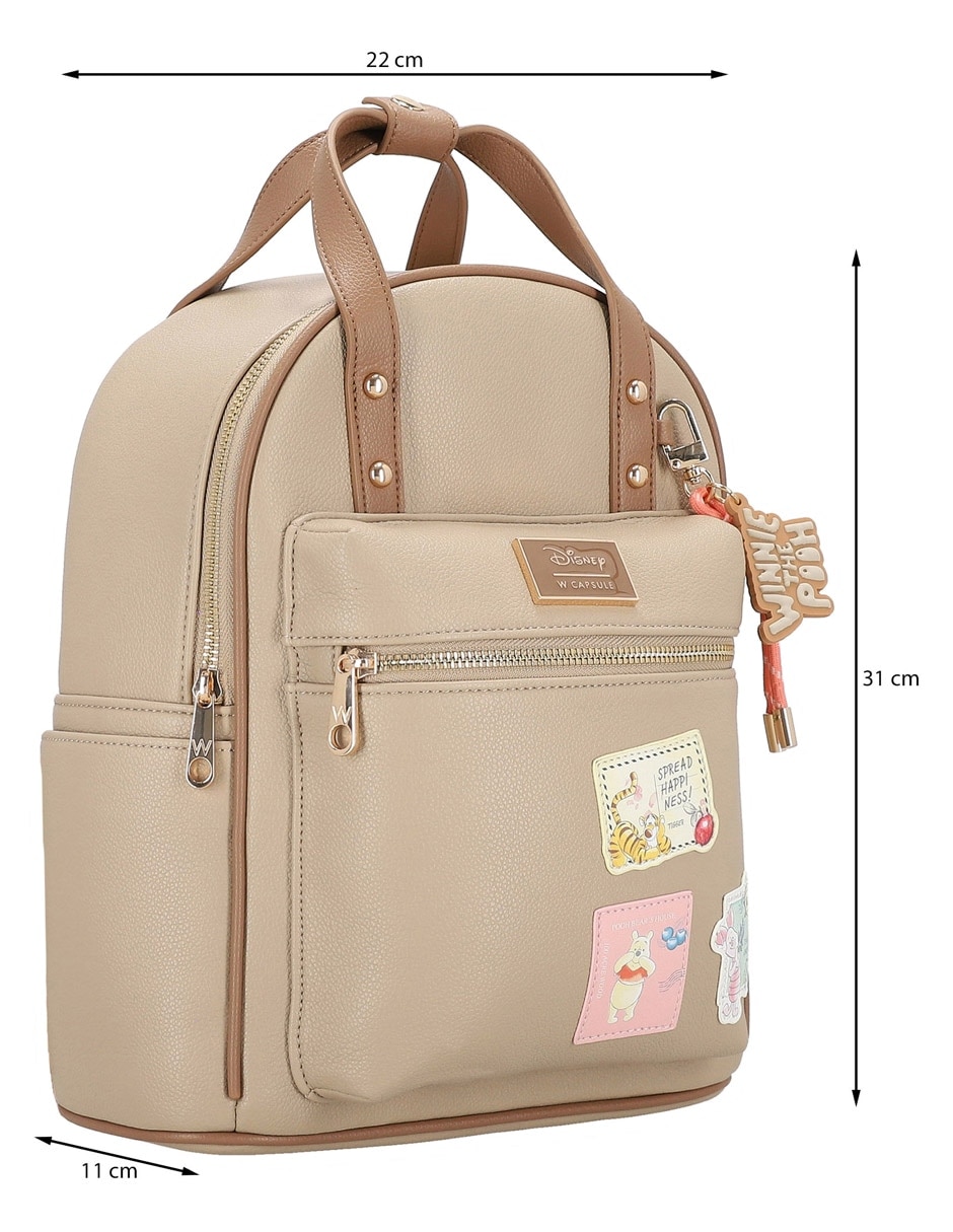 Mochila casual winnie pooh kalun para mujer 6