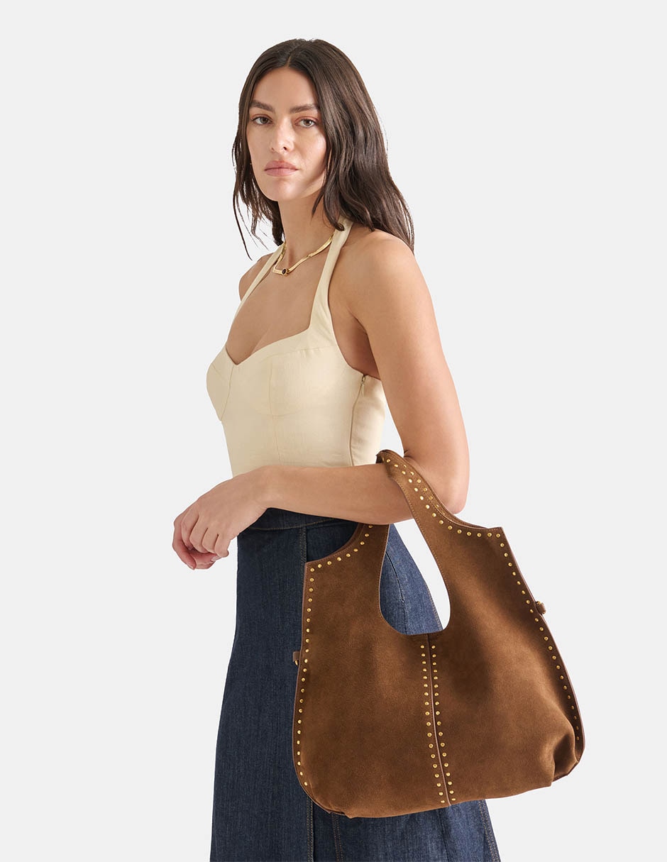 Bolsa hobo Sonora de gamuza para mujer 6