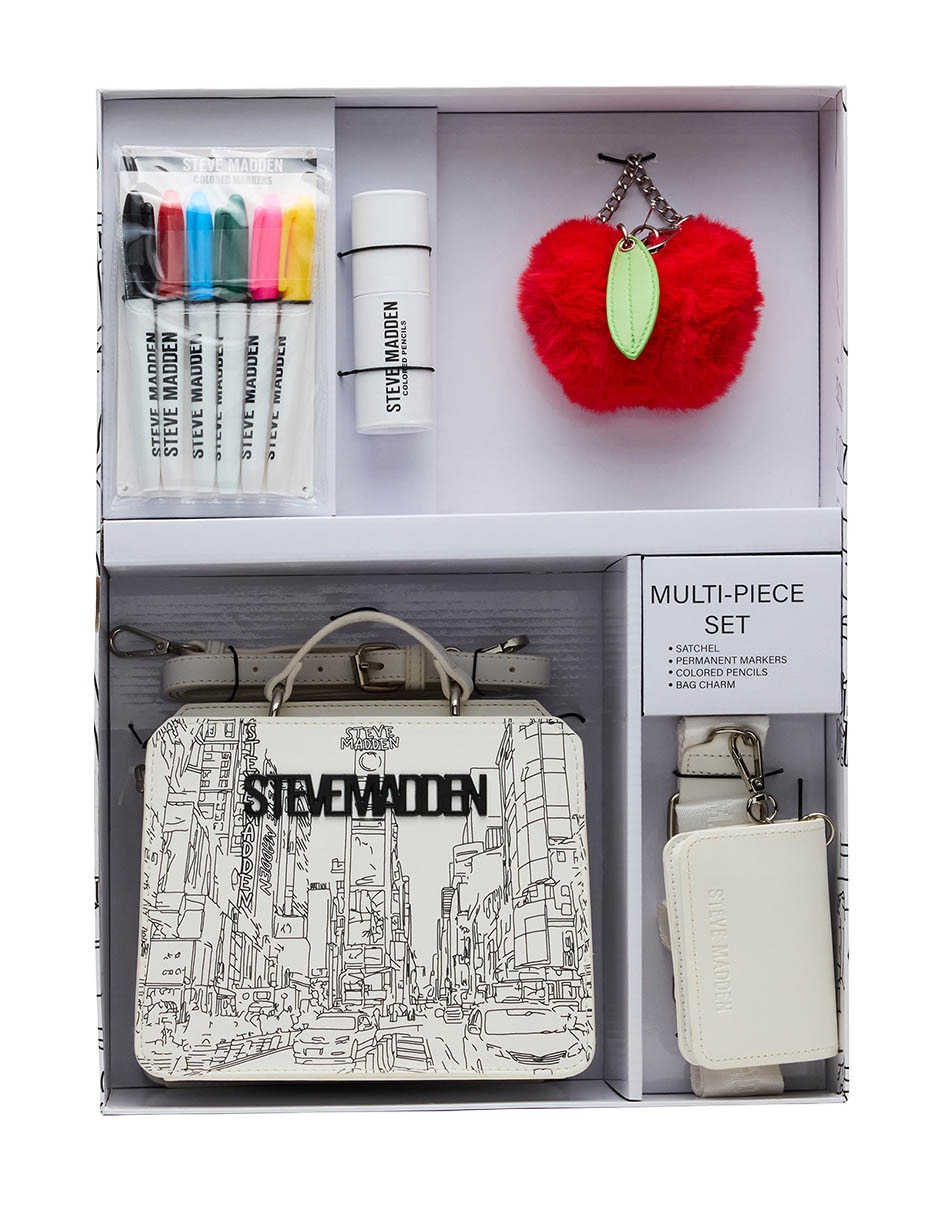 Bolsa satchel Bevelyn Patch Box para mujer 1