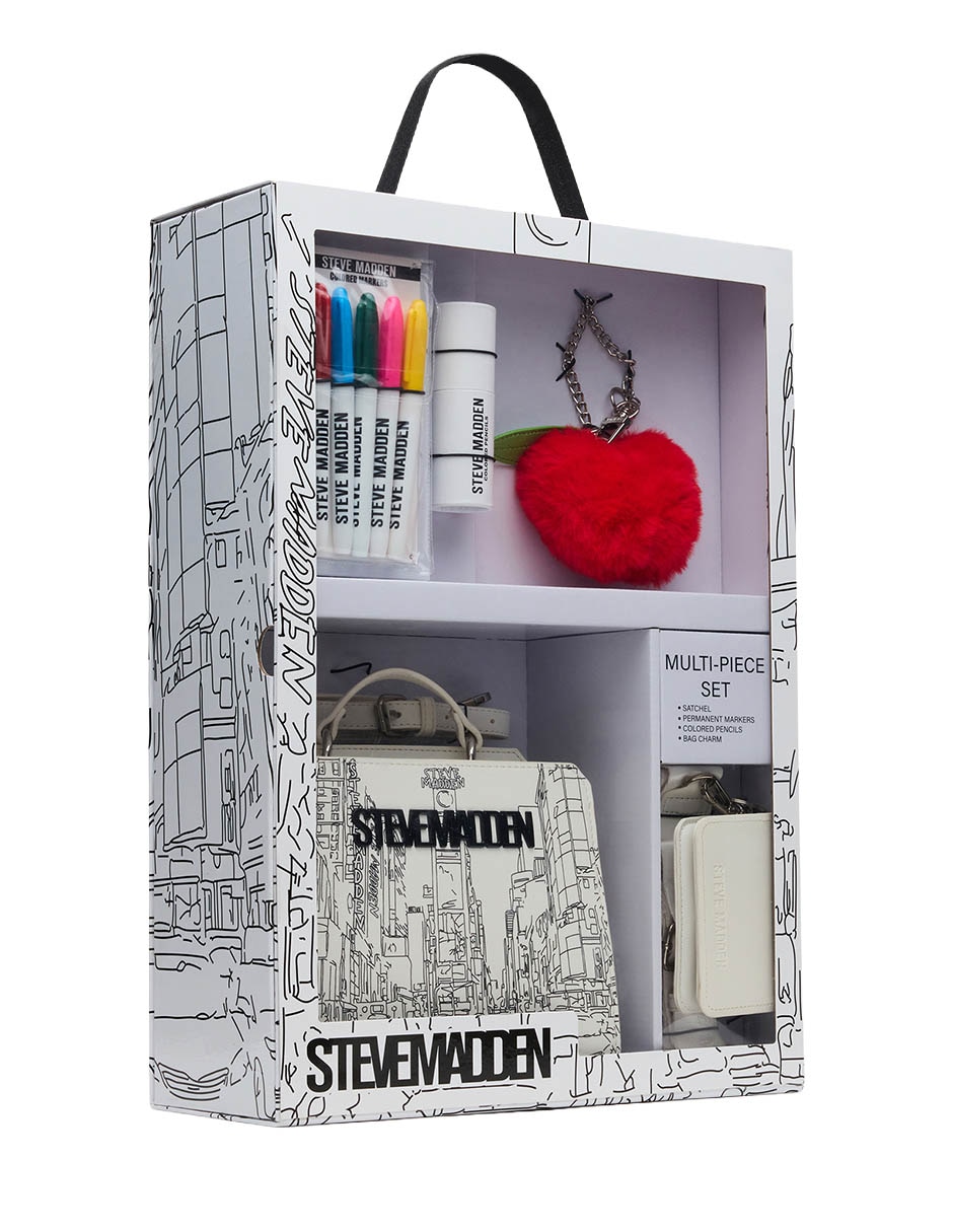 Bolsa satchel Bevelyn Patch Box para mujer 2