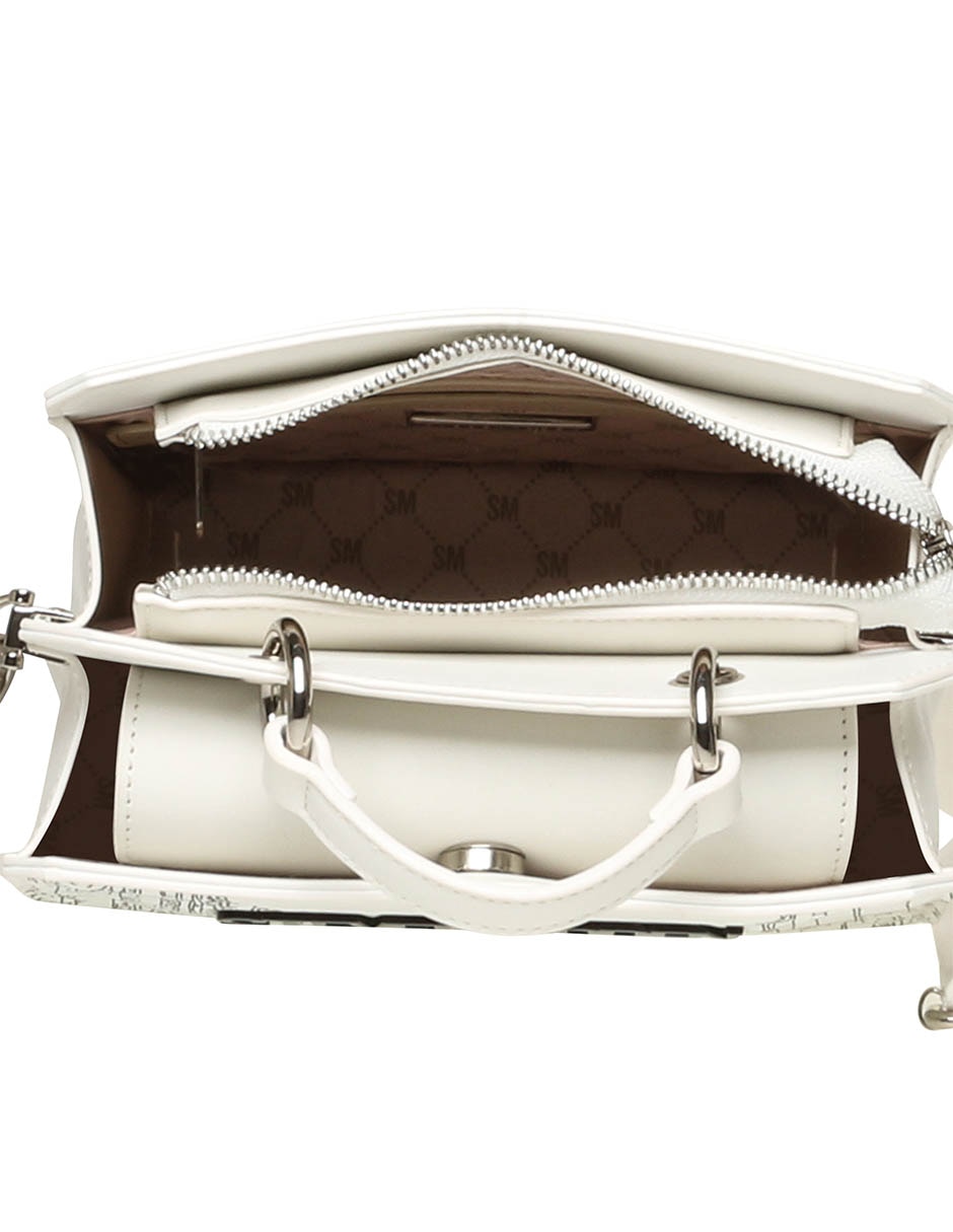 Bolsa satchel Bevelyn Patch Box para mujer 6