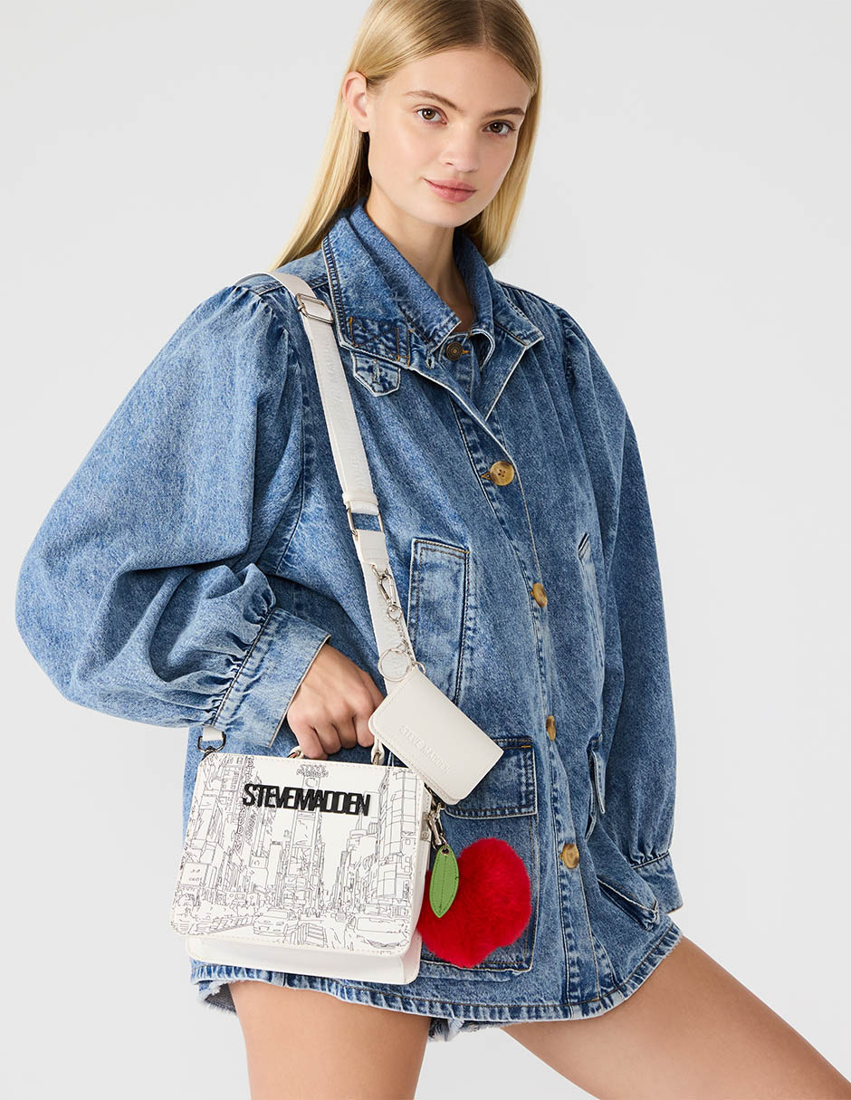 Bolsa satchel Bevelyn Patch Box para mujer 10