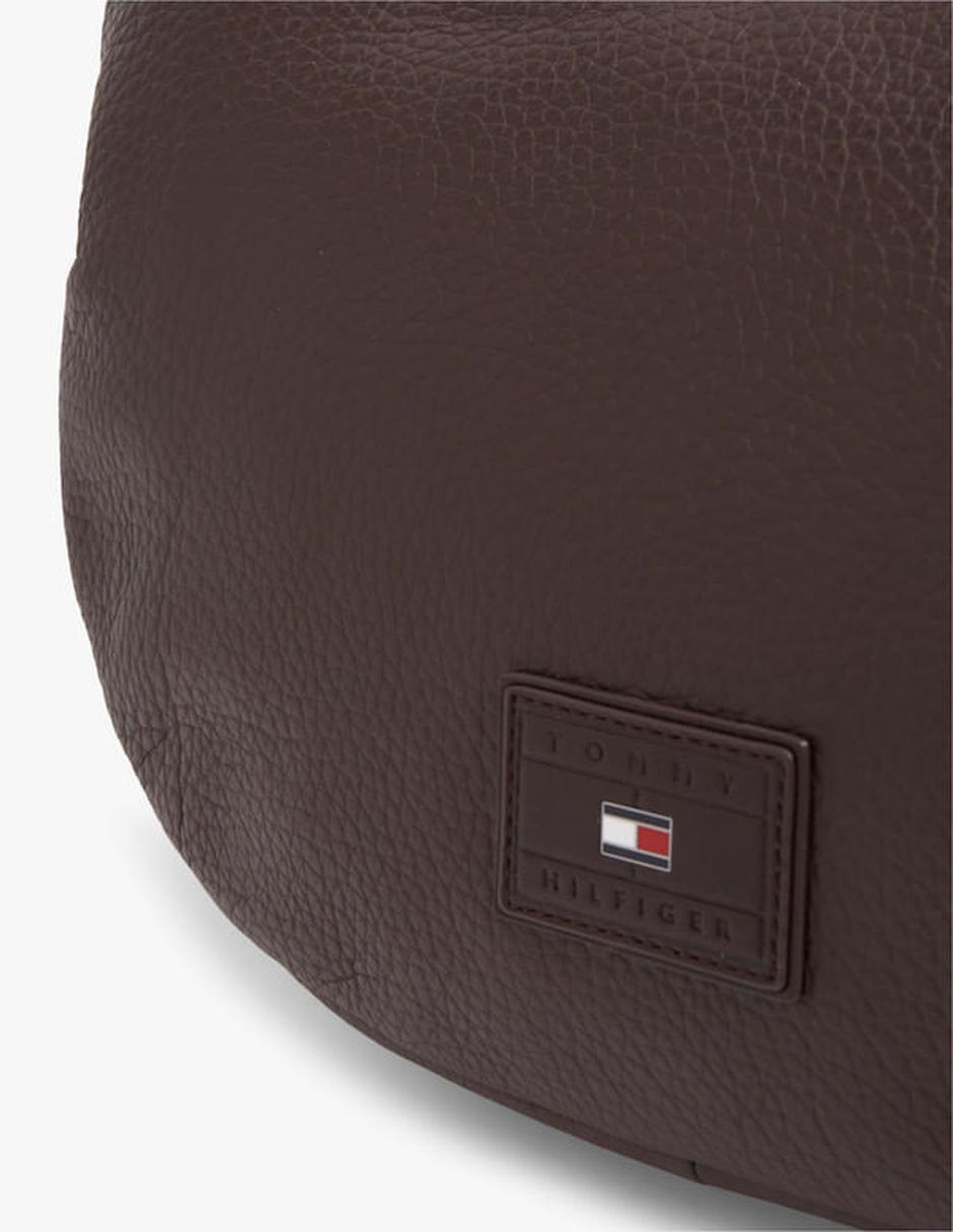 Bolsa hobo de piel para hombre