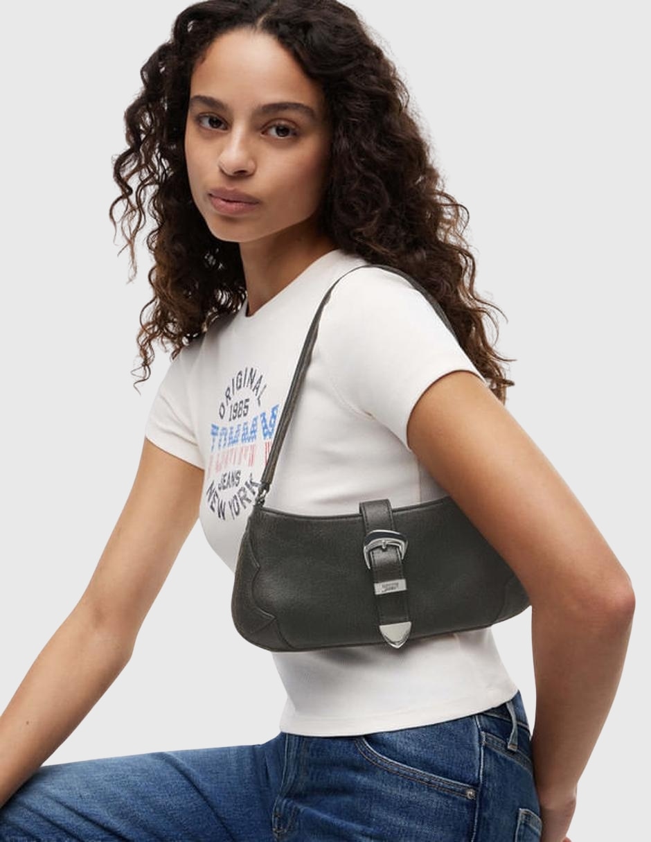 Bolsa shoulder de piel para mujer