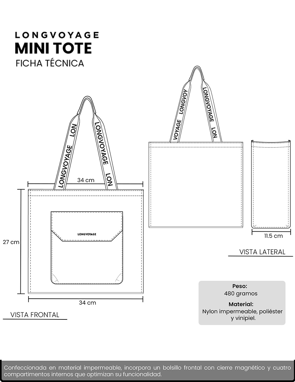 Bolsa tote Mini para mujer 9