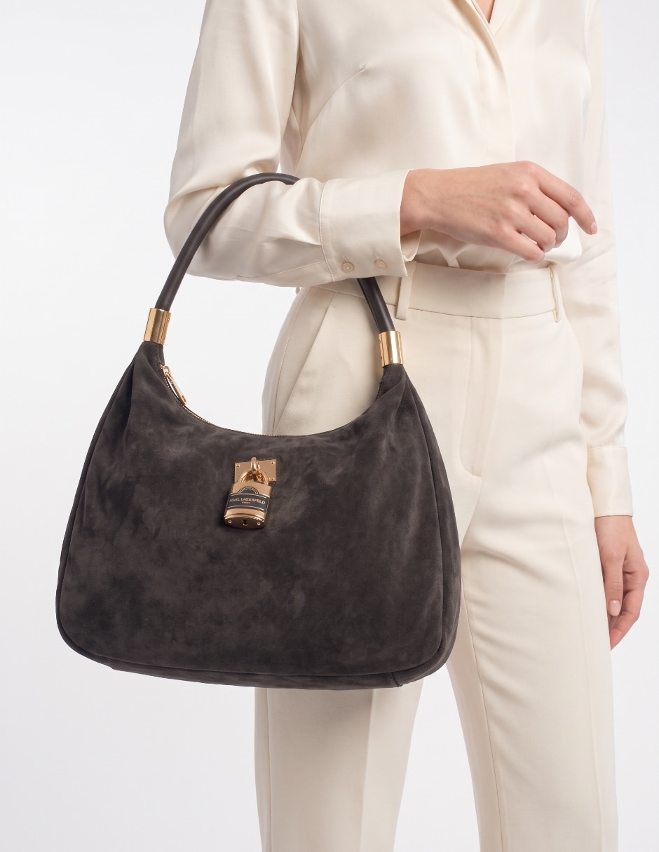 Bolsa hobo de piel para mujer 5