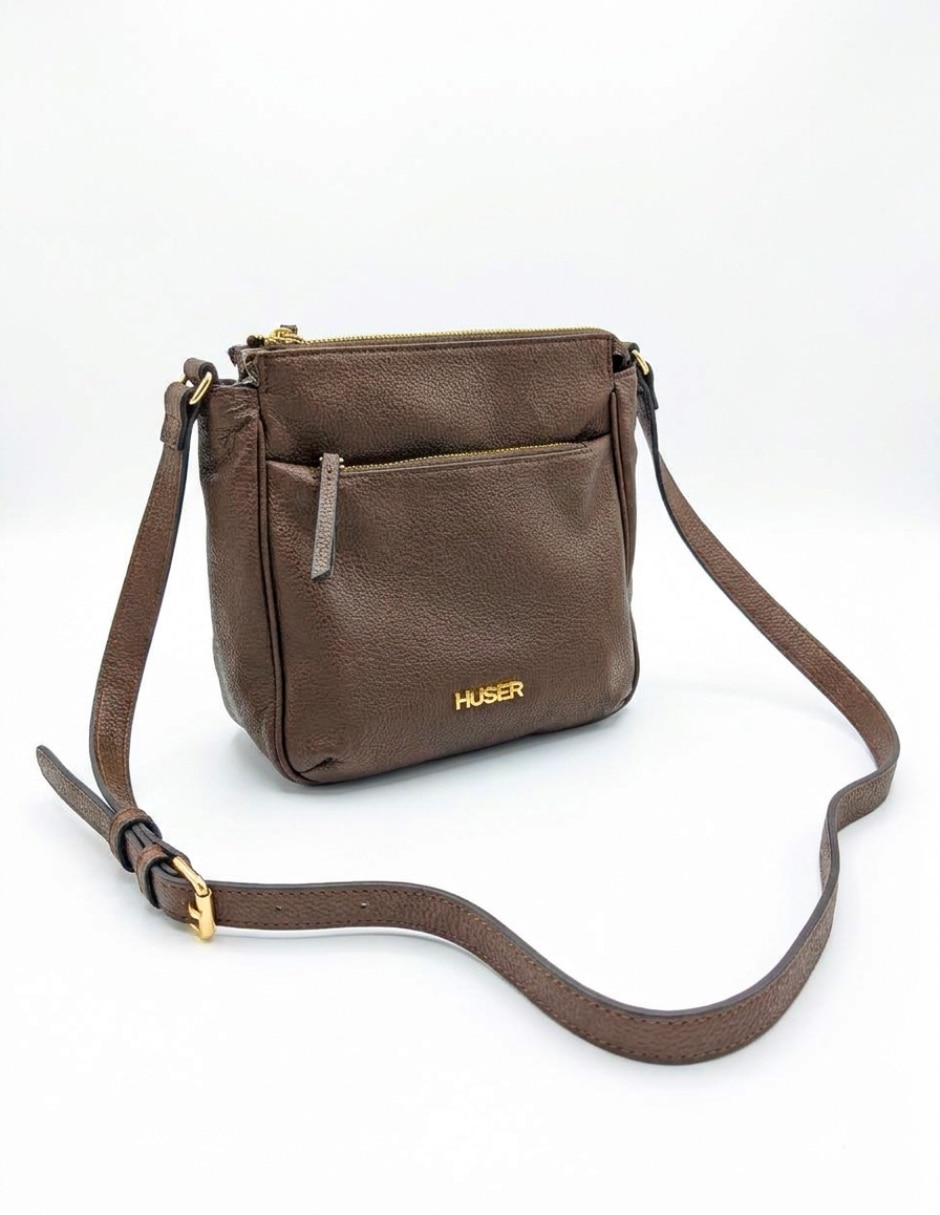 Bolsa bandolera de poliuretano para mujer