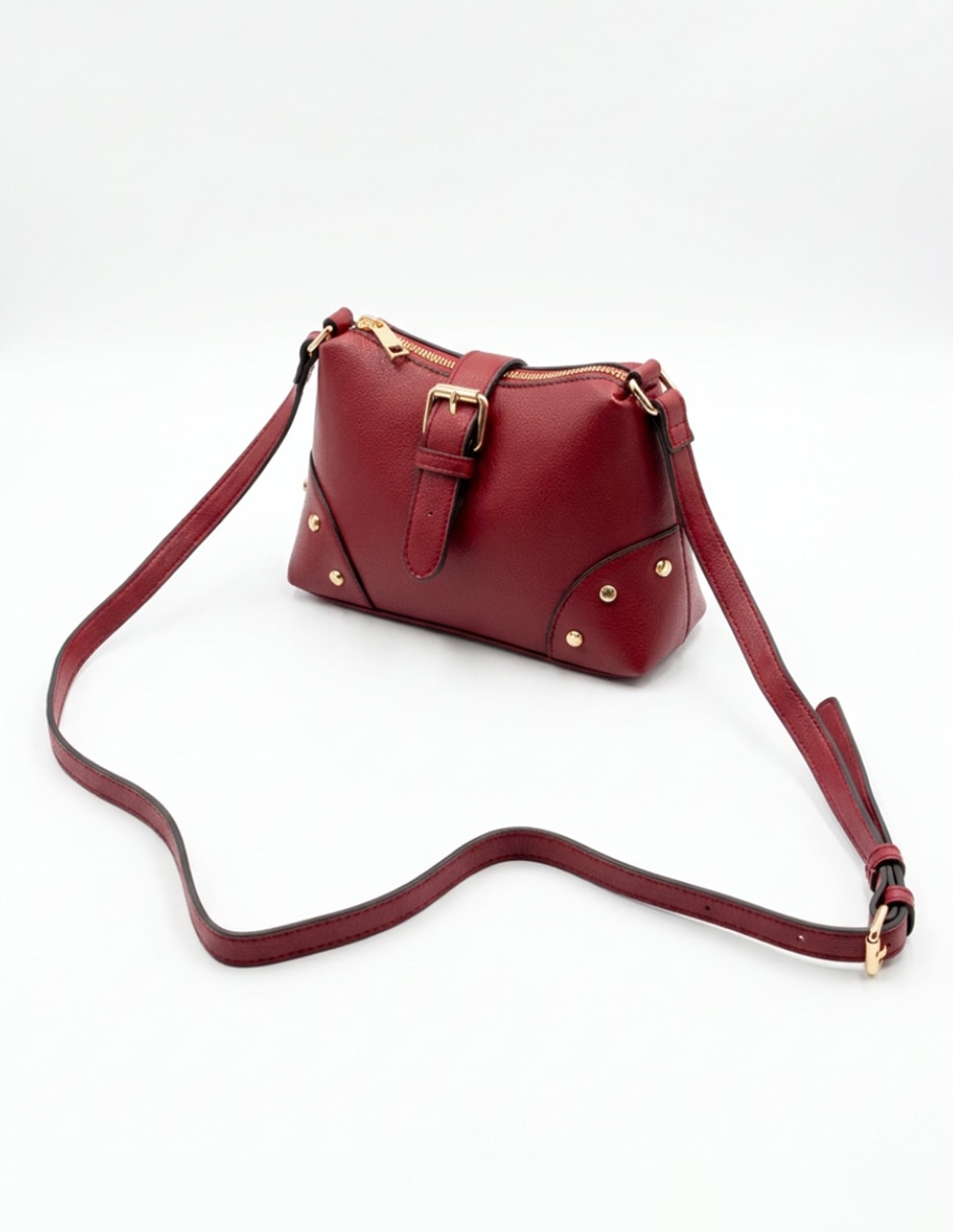 Bolsa satchel de poliuretano para mujer 1