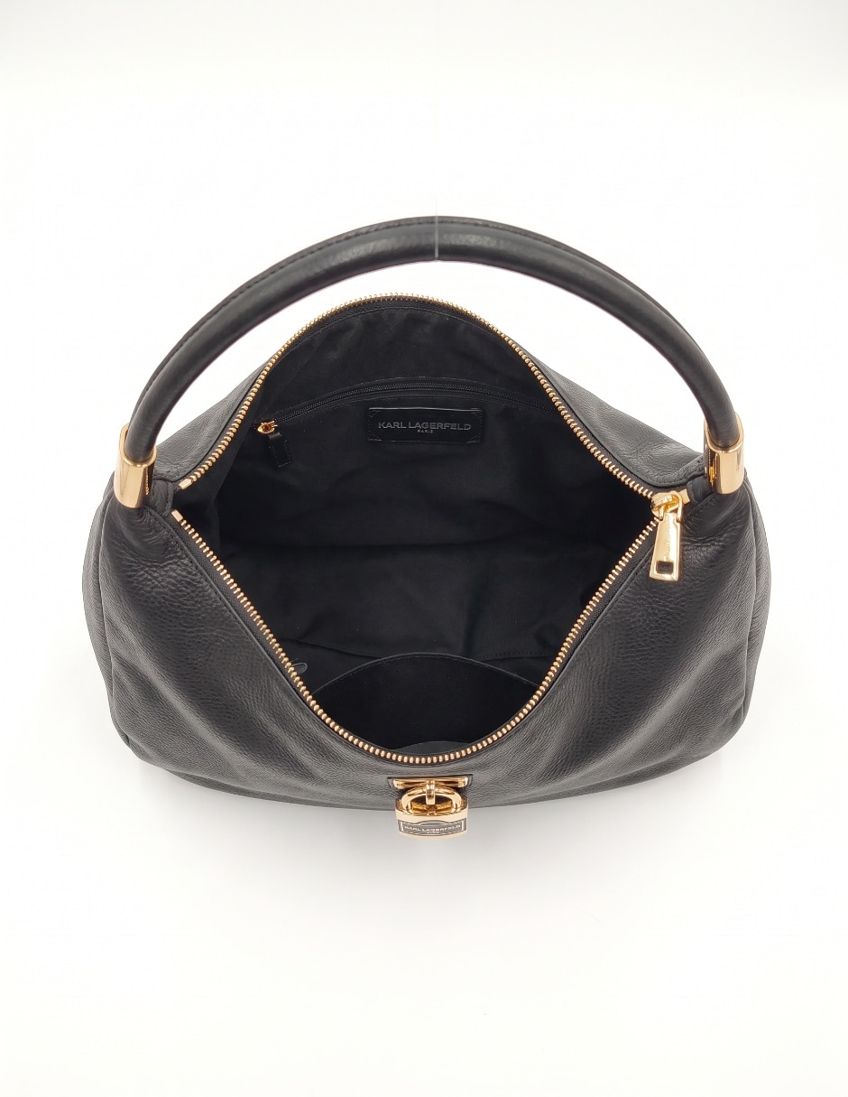 Bolsa hobo Karl lagerfeld de piel para mujer 3