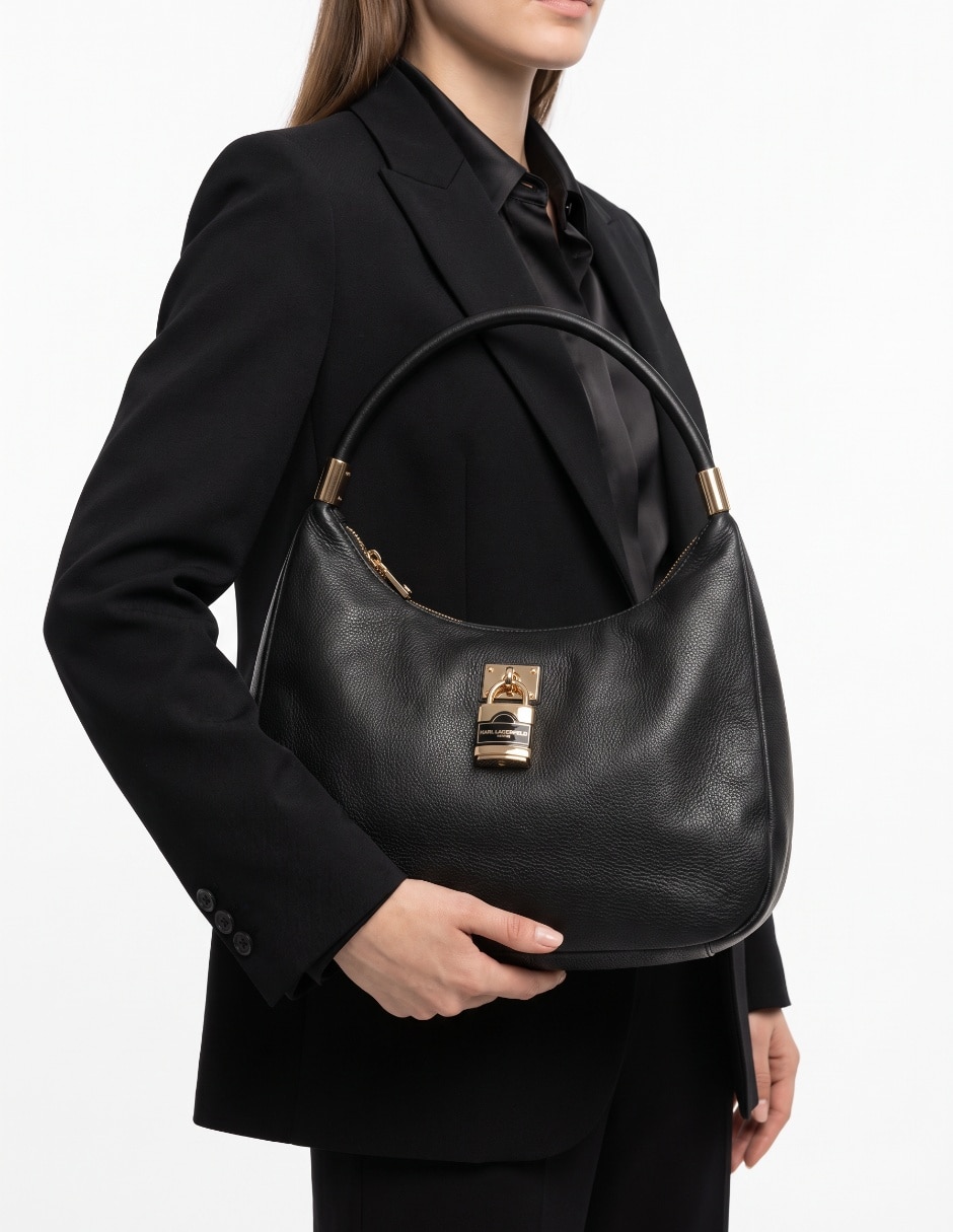 Bolsa hobo Karl lagerfeld de piel para mujer 5