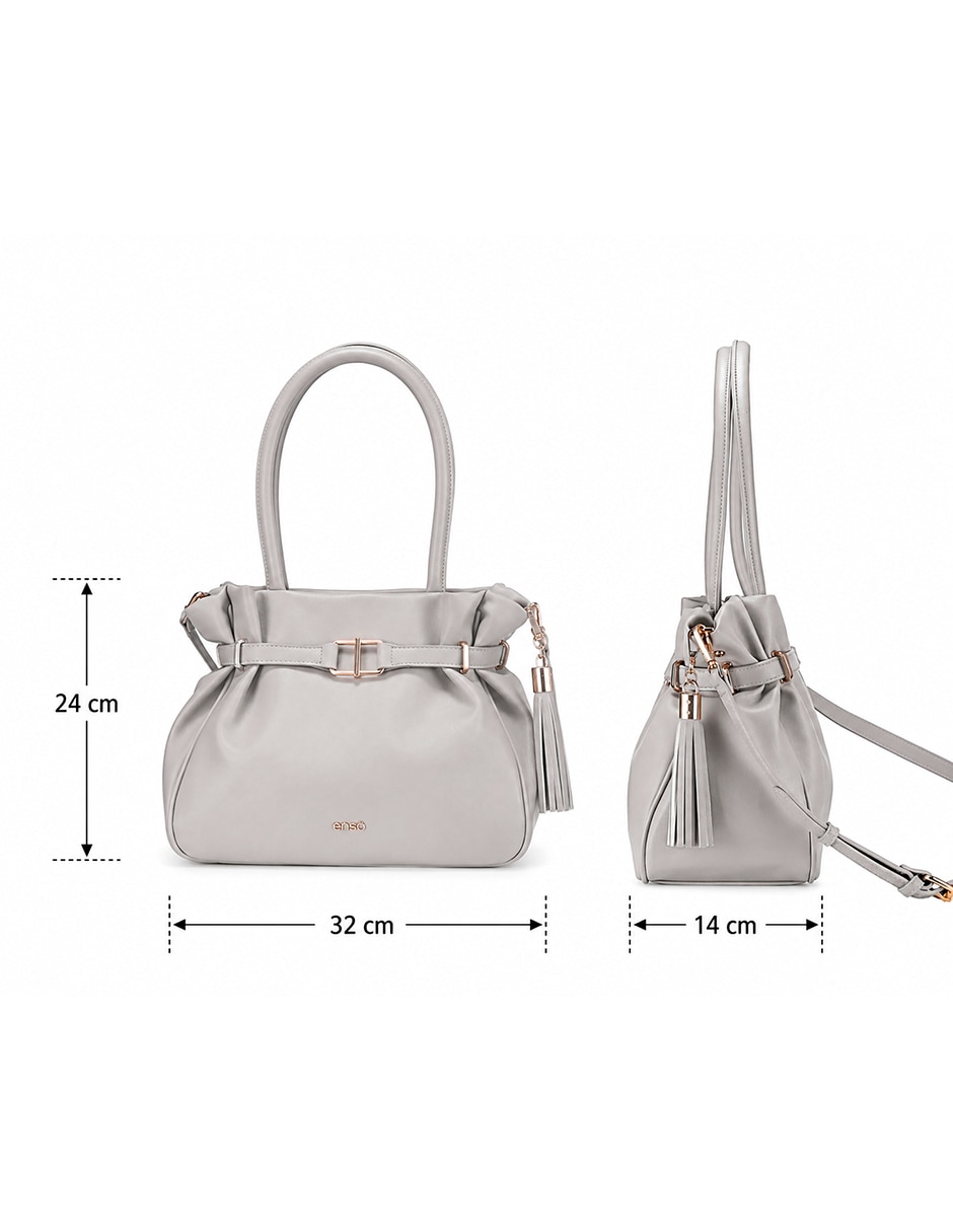 Bolsa satchel casual elegance para mujer 6