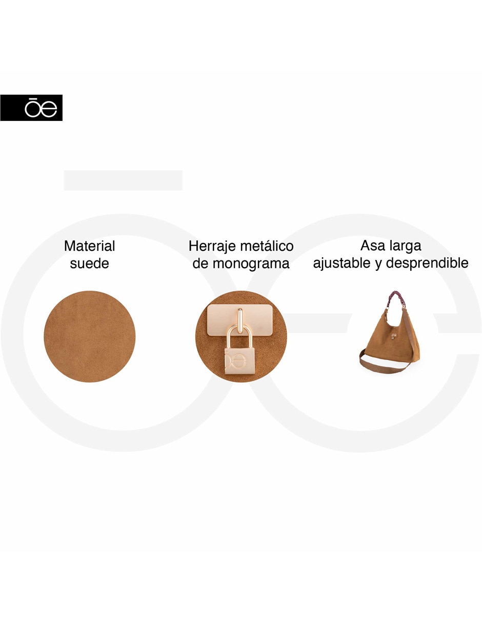 Bolsa hobo Bazania para mujer 8