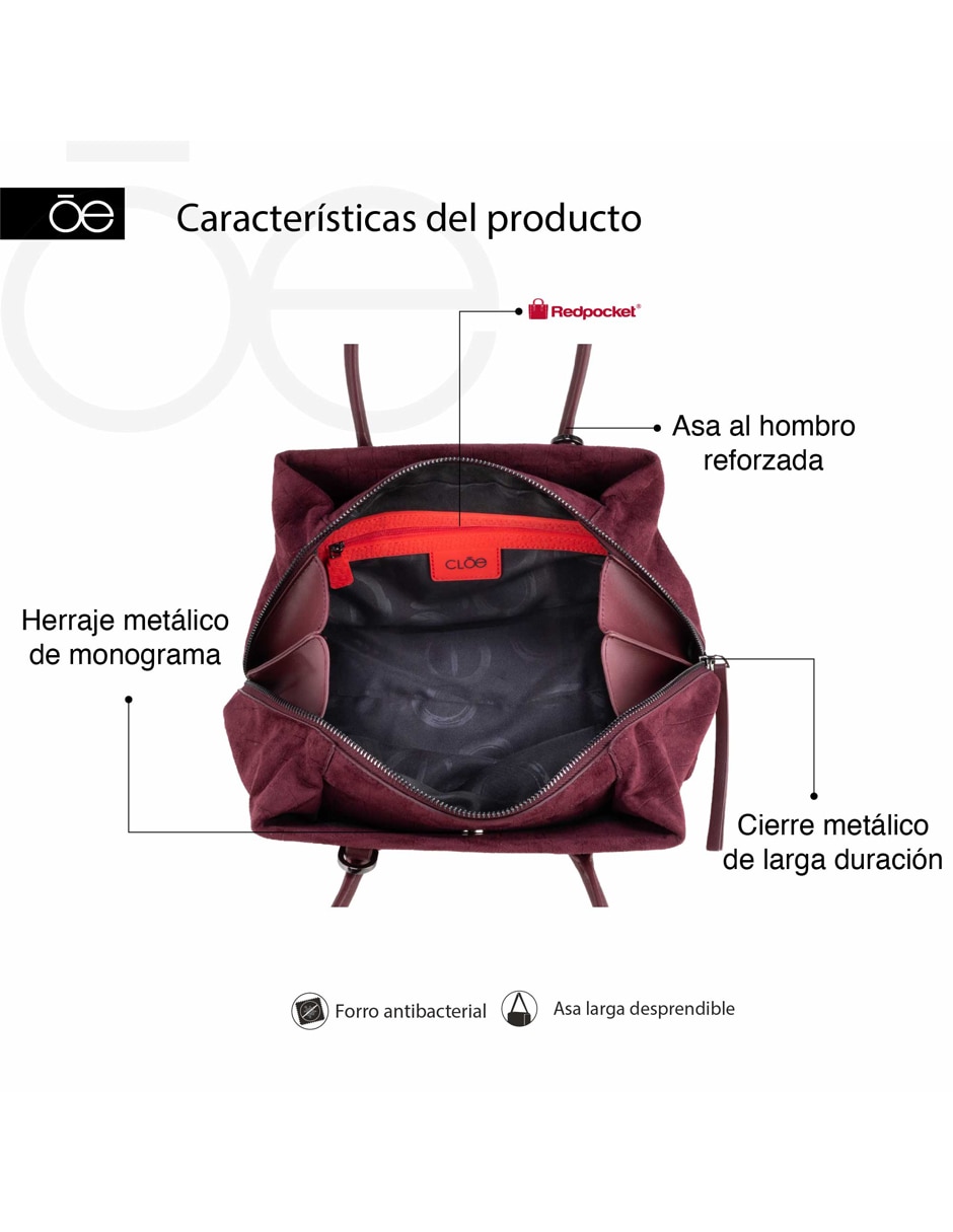 Bolsa satchel Nexolia para mujer 8