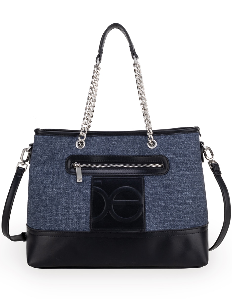 Bolsa satchel Cyan para mujer