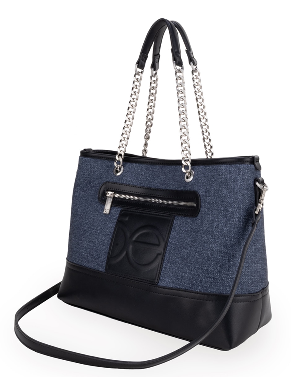 Bolsa satchel Cyan para mujer 2