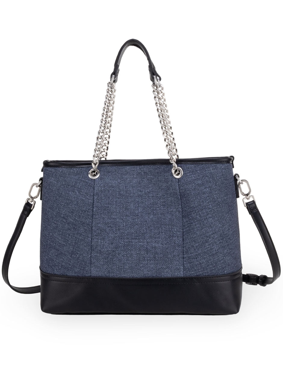 Bolsa satchel Cyan para mujer 3