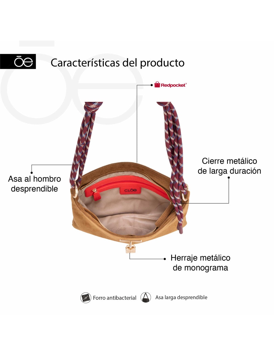 Bolsa crossbody Bazania para mujer 7