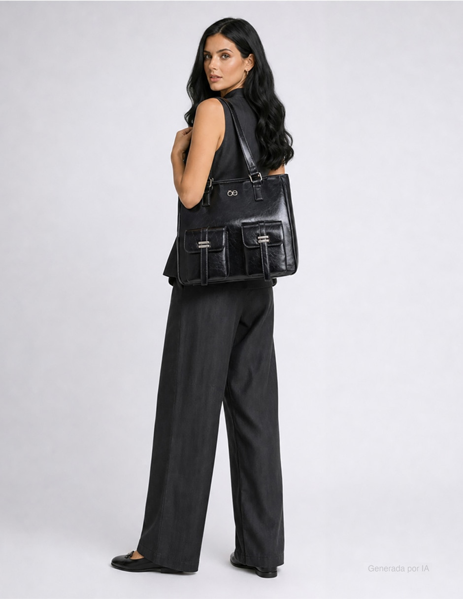 Bolsa satchel Eutimia para mujer 11
