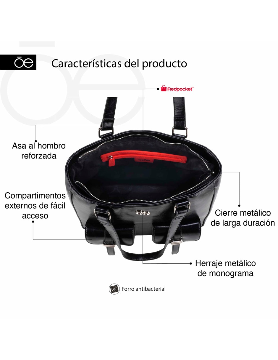 Bolsa satchel Eutimia para mujer 8