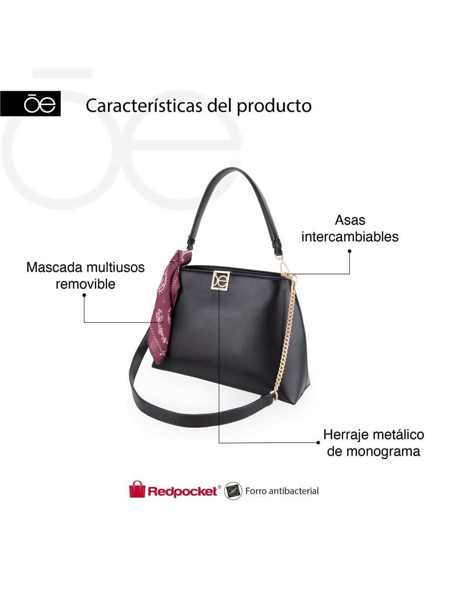 Bolsa satchel ichania para mujer 9