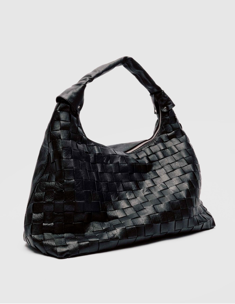 Bolsa shopper Basic Bestsellers de piel para mujer 2